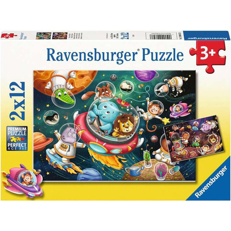 Ravensburger Puzzle 2x12pcs Space - 12000857