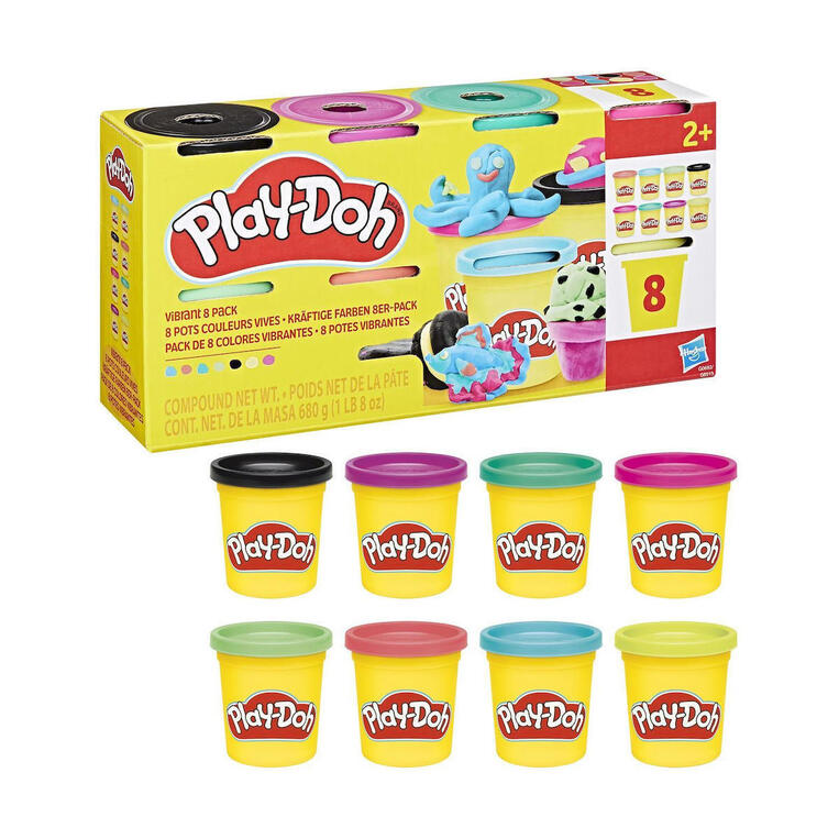 Play-Doh: Doh & More - Vibrant 8 Pack - G0692