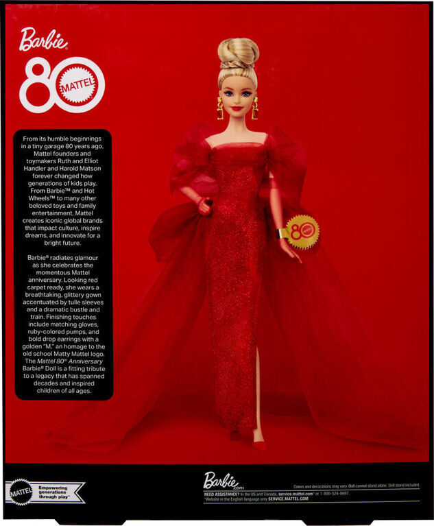 Barbie Collector 80Th Anniversary - JBJ17 
