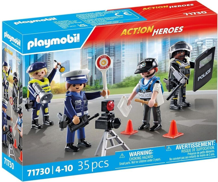 Playmobil Action Heroes Σετ Φιγούρες Αστυνομίας - 71730
