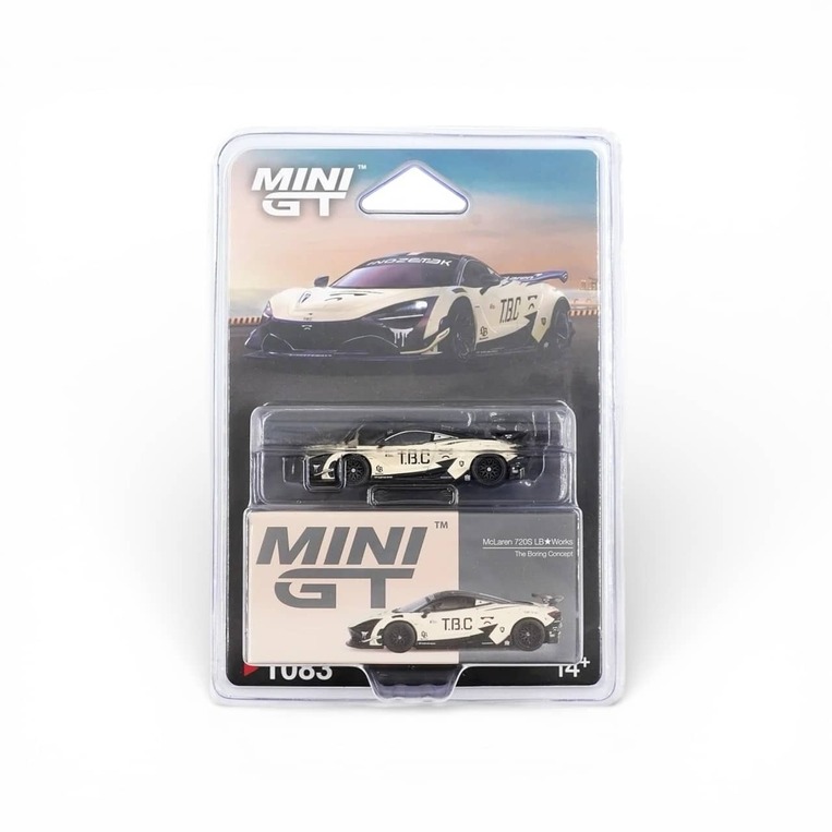 Mini GT 1:64 McLaren 720s LB Works The Boring Concept - MGT01083BL