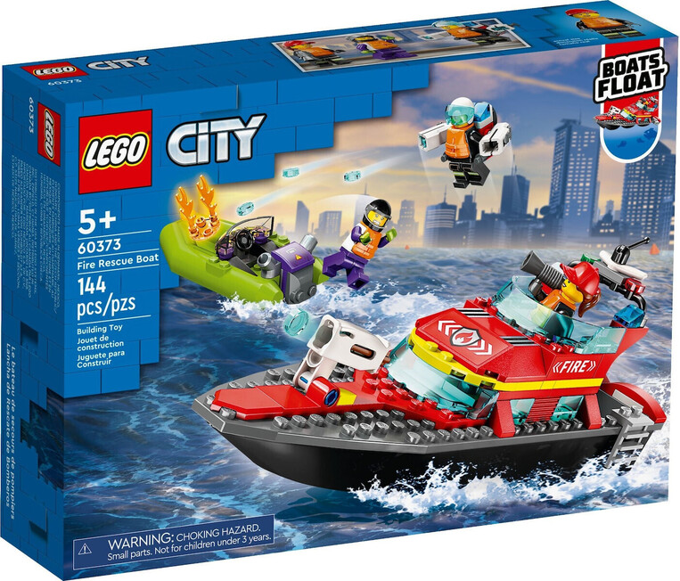 LEGO City Fire Rescue Boat - 60373