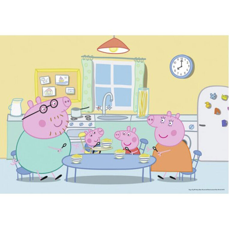 Ravensburger Παζλ 2x12 τμχ Peppa Pig - 05-07596