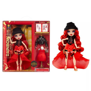 Rainbow High Fantastic Fashion Doll Φορέματα Πασαρέλας Σειρά 1 Ruby Anderson (Red) -  587323EUC