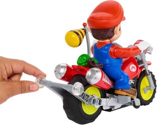 Hot Wheels Mario Wheelie Motocross RCBattery-Powered Vehicle - JML15