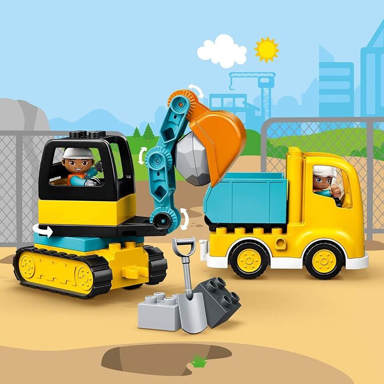 Lego Duplo Truck & Tracked Excavator - 10931 