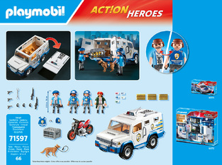 Playmobil City Action Όχημα Χρηματαποστολής - 71597