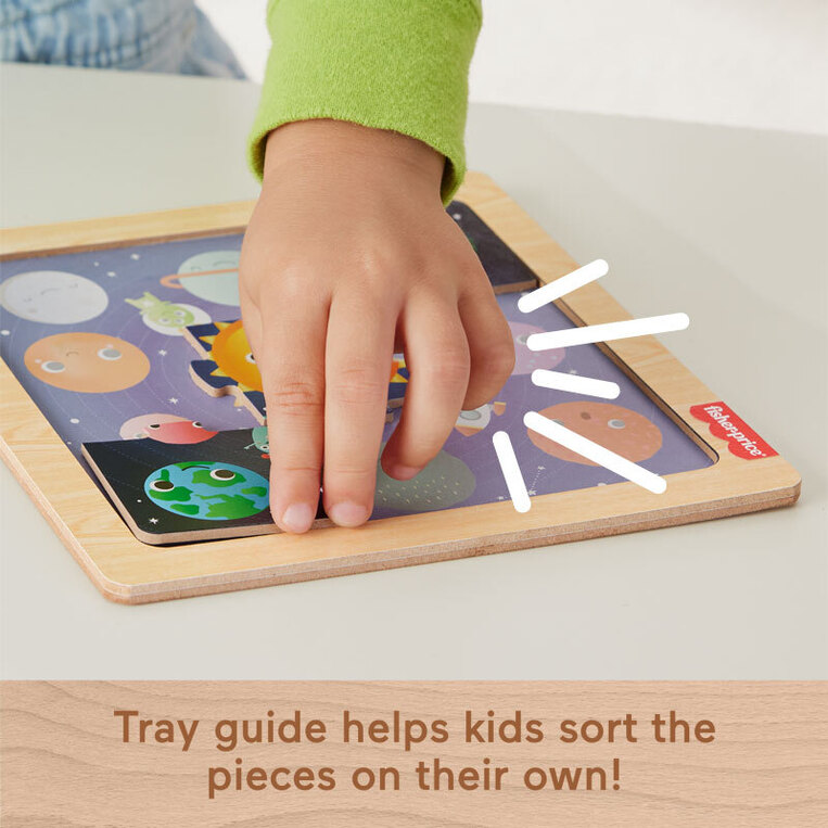 Fisher Price Μίνι Ξύλινο Παζλ Διάστημα - HXV16