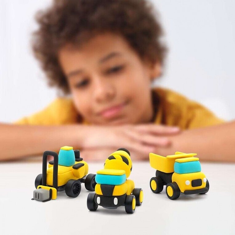 Hey Clay Motors Construction Vehicles Mε 12 Βαζάκια Πηλό - 440076