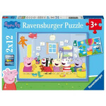 Ravensburger Παζλ 2X12 Τεμ. Πέππα Το Γουρουνάκι - 05-05574