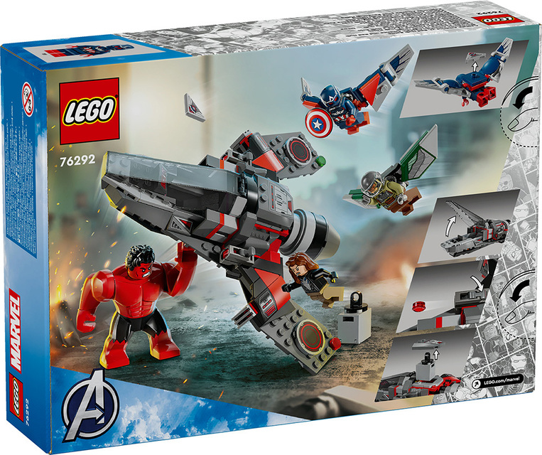 Captain America Vs Red Hulk Battle 