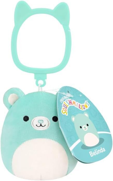Squishmallows - Belinda the Bear Λούτρινο Μπρελόκ - SQCP00612