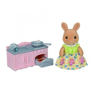Sylvanian Families Sunny Rabbit Mothers Cooking Set - SF5776