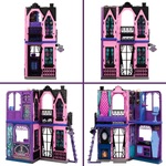 Monster High Boo-Tique Hotel Doll House With Spooky Surprises in Every Room And 13+ Accessories - JBF16