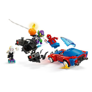 Spider-man Race Car & Venom Green Goblin 