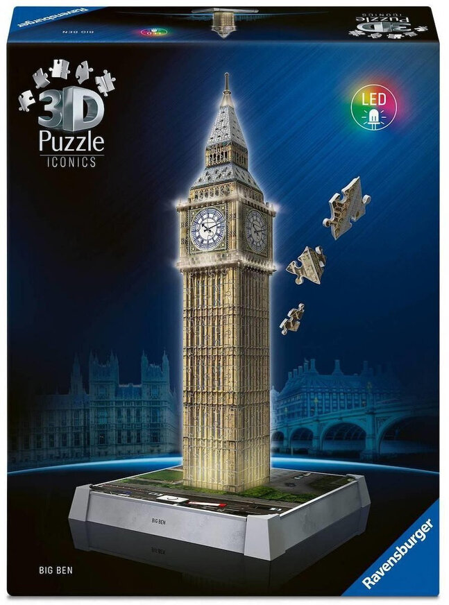 Ravensburger 3D Puzzle Led Big Ben 235 Tμχ - 12008025