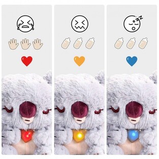 TopBright Λούτρινο Διαδραστικό Μωρό Κοάλα με Ξύλινο Καρεκλάκι - 460133