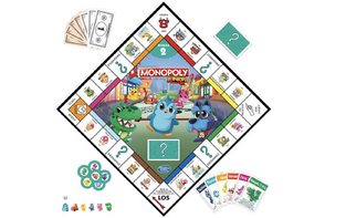 Hasbro Gaming Monopoly Junior 2 σε 1 - F8562