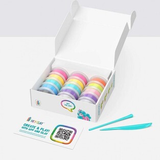 Hey Clay Rainbow Unicorns Mε 15 Βαζάκια Πηλό - 440077