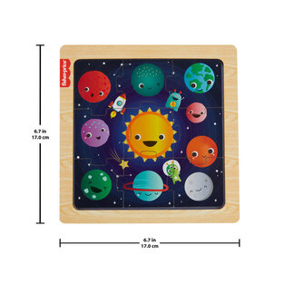 Fisher Price Μίνι Ξύλινο Παζλ Διάστημα - HXV16