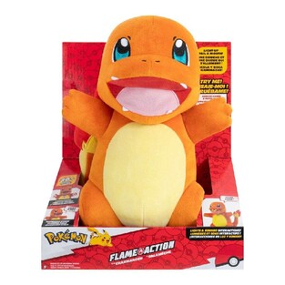 Pokemon Λούτρινο Charmander Flame Action με Ήχους και Φως 25εκ. - PKW4186