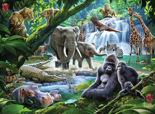 Ravensburger Παζλ 100XXL Ζούγκλα - 05-12970