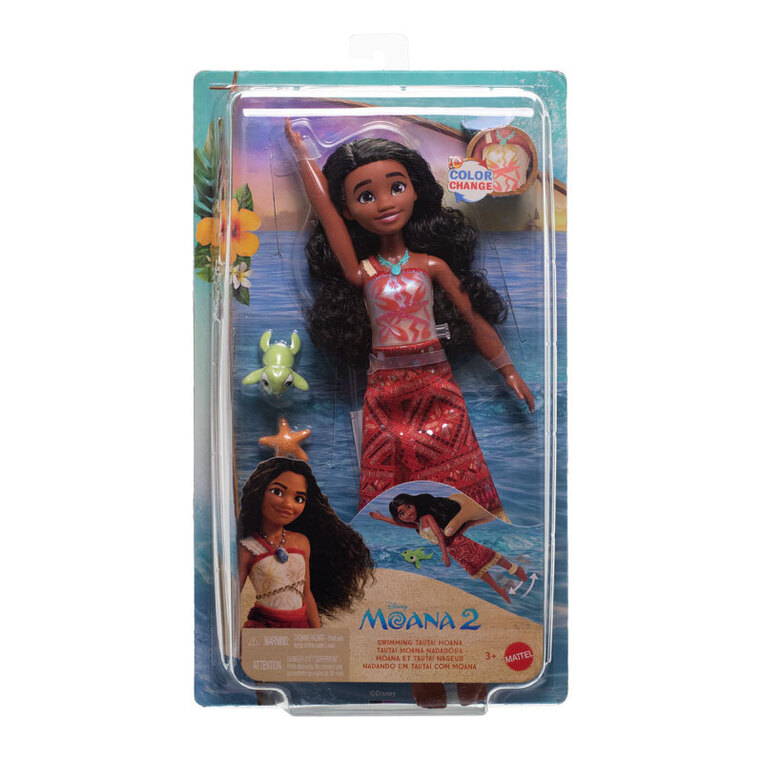 Disney Vaiana 2 Tautai Swimming Vaiana Fashion Doll - JFF09