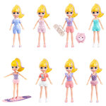 Polly Pocket - Νέες Κούκλες Με Μόδες Surf Sunset Fashion Pack - HRD61