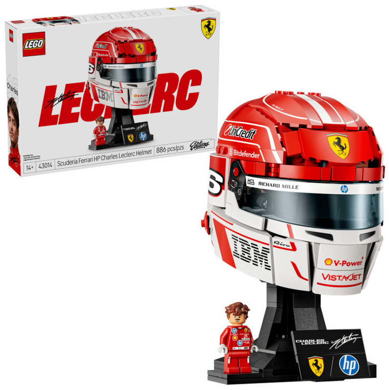 LEGO Editions Scuderia Ferrari HP Charles Leclerc Helmet - 43014