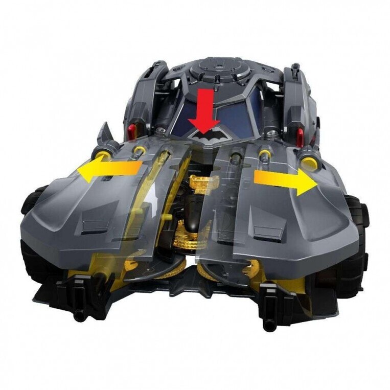 DC Comics Batmobile Vehicle with Bat-Drone - JMD52