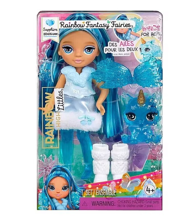 Rainbow High Littles Rainbow Fantasy Fairies - Sapphire Bradshaw - 543428EUC