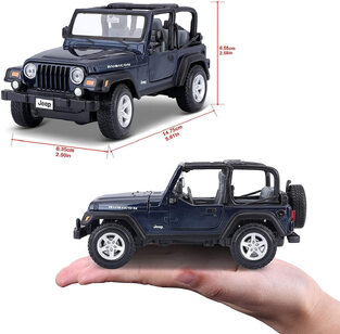 Maisto Jeep Wrangler Rubicon Αυτοκινητάκι 1:27 Μπλε - FK31245