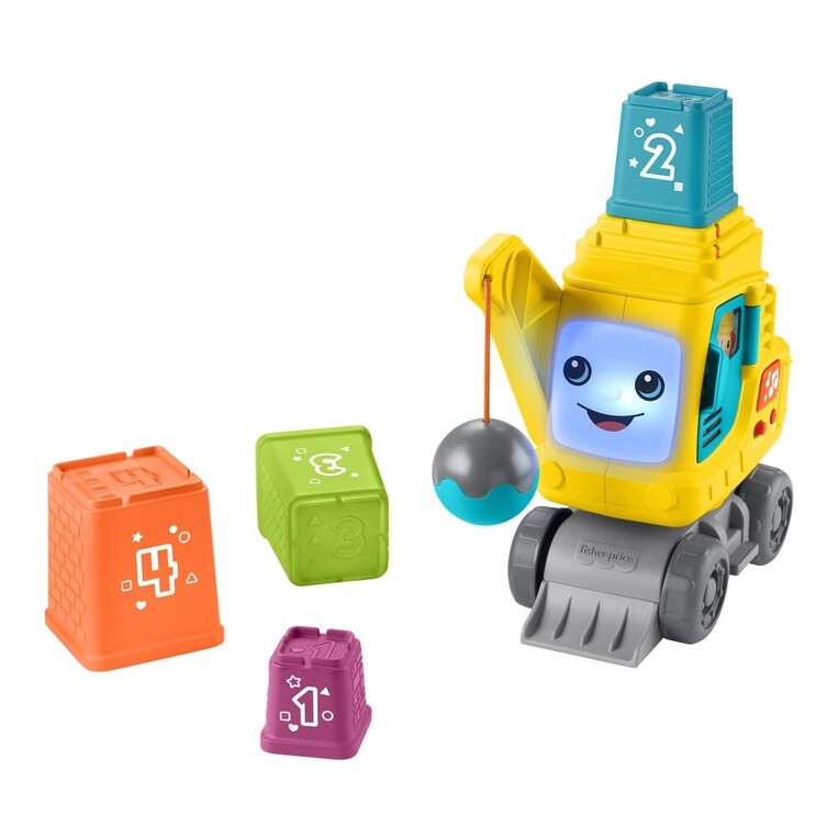 Fisher-Price Εκπαιδευτικός Γερανός Με Κύβους - HWY62
