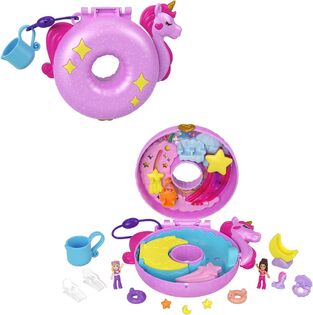 Polly Pocket Sparkle Cove Adventure Unicorn Floatie Compact - HKV34