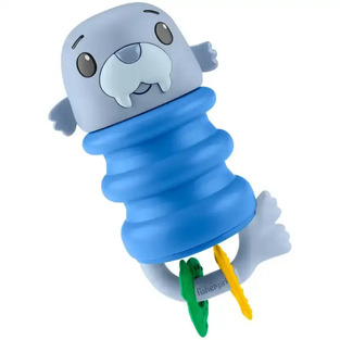 Fisher-Price Κουδουνίστρα Ζωακια Ωκεανου Squishseas Silicone Walrus - JHB56