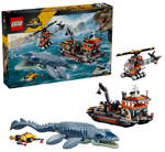 LEGO Jurassic World Mosasaurus Dinosaur Boat Attack - 77983 