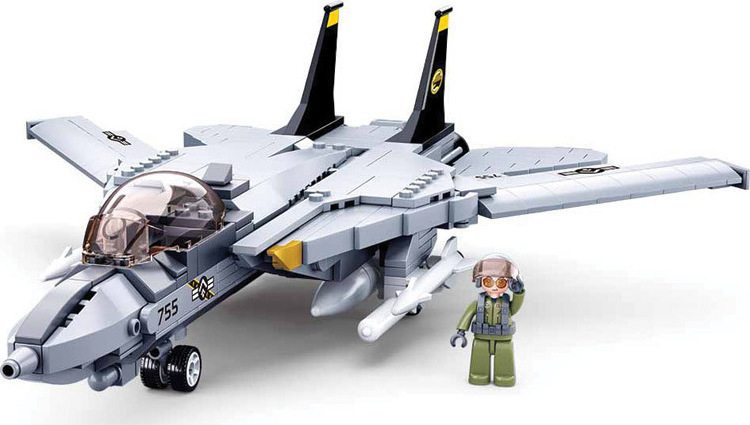 Sluban Model Bricks Modern Jet Fighter - M38-B0755