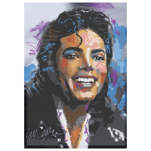 Diamantiny Level Up Διακοσμησε Χρωματιστα Πετραδακια Celebrities Michael Jackson - GRAF96457