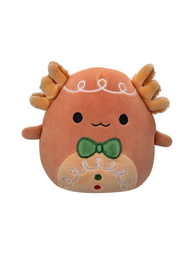 Λούτρινο Squishmallows - Christmas: Brown Gingerbread Axolotl 13cm - SQXM00593