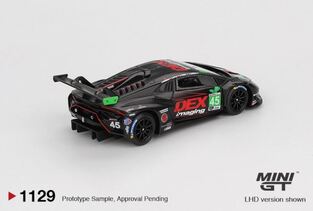 Mini GT - Lamborghini Huracán GT3 EVO2 #45 No.45 DEX Imaging 2024 IMSA Daytona - MGT01128BL