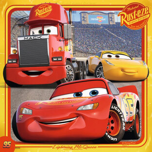 Ravensburger Παζλ 3x49 τμχ Cars 3 - 05-08015