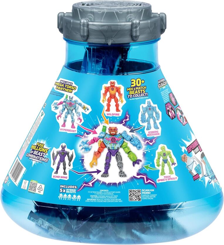 Mr. Beast Lab Hybrids Figure 5-Pack Hyper Fusion Lab - MOTO24910