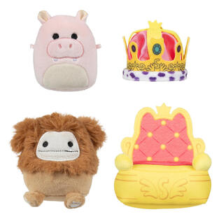 Squishmallows Micromallows Σετ Παιχνιδιού 4τμχ Λούτρινα Αξεσουαρ - SQMM0014