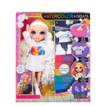 Kούκλα Raibow High Set Watercolor & Create Tie Dye (Μωβ Μάτια) - 507581EUC