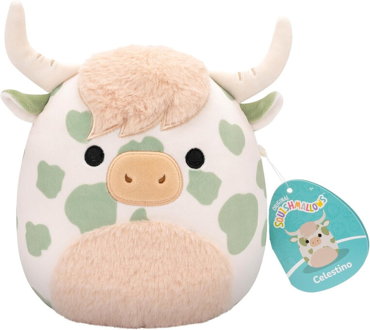Squishmallows Λούτρινο Celestino Highland Cow 19 εκ. - SQCR06578