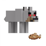 Minecraft Build-a-portal Hostile Wolf Action Figure - HLB26
