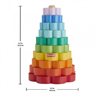 Fisher-Price Ξύλινη Πυραμίδα Κρίκων - HXT77