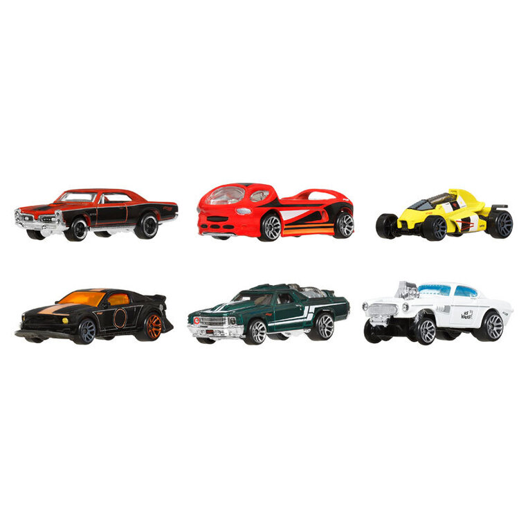 Hot Wheels Silver Series 6-Pack Die-Cast Vehicles Hot Wheels Legends - JBY78