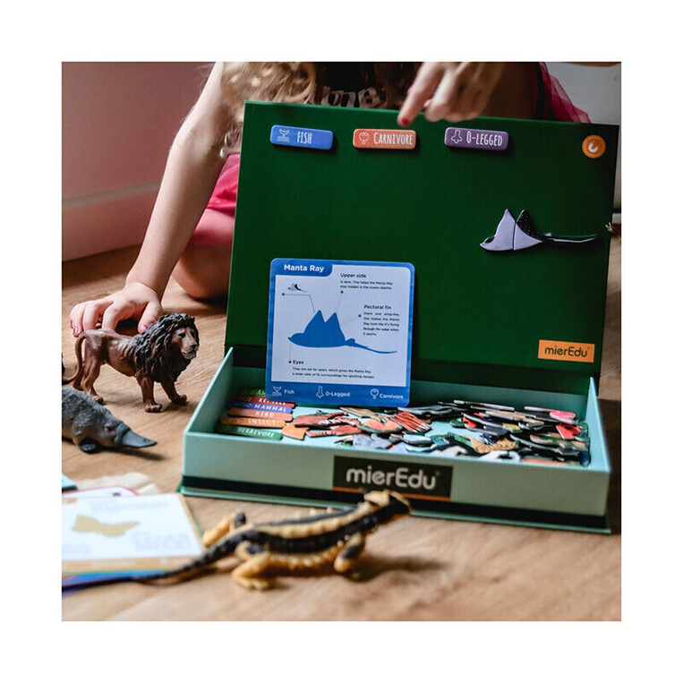 Mier Edu Μαγνητικό Puzzle All About Animals - GRAF00110