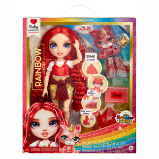 Rainbow High Κούκλα & Slime Ruby (Red) - 120179EU